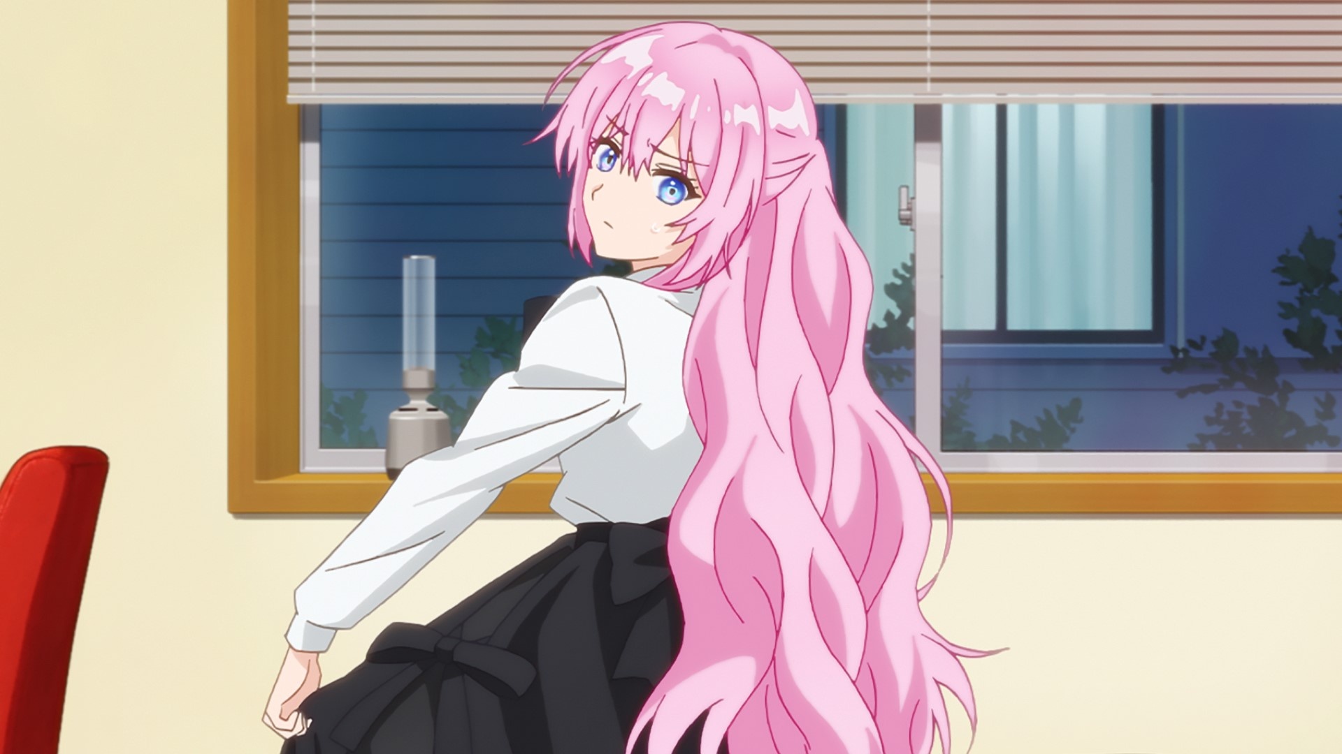 Menina da escola de anime relaxante 4K baixar papel de parede, image size:1920x1080