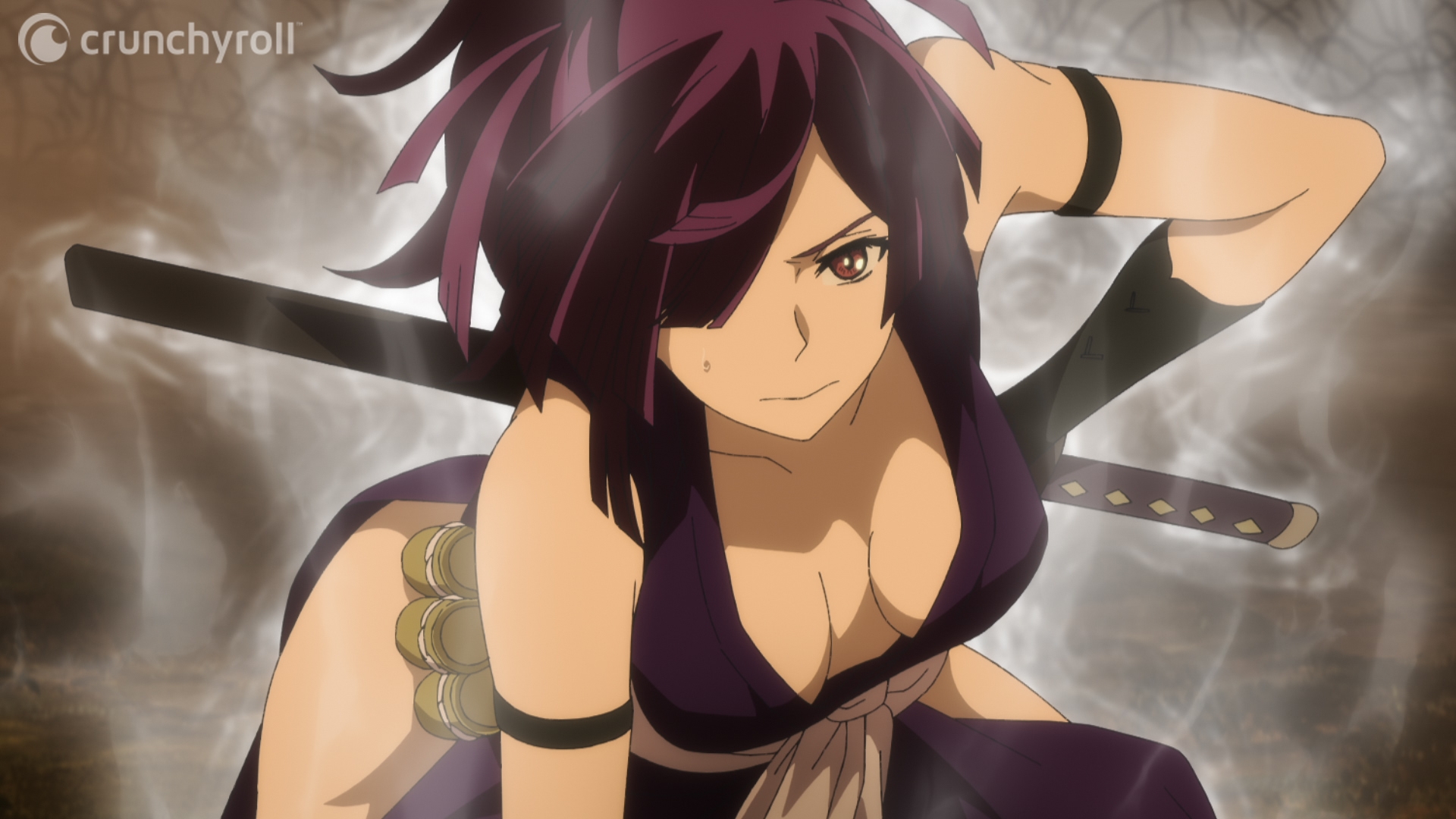 paraíso dos infernos Anime Yuzuriha Anime Captura de tela Ponto de charme 2