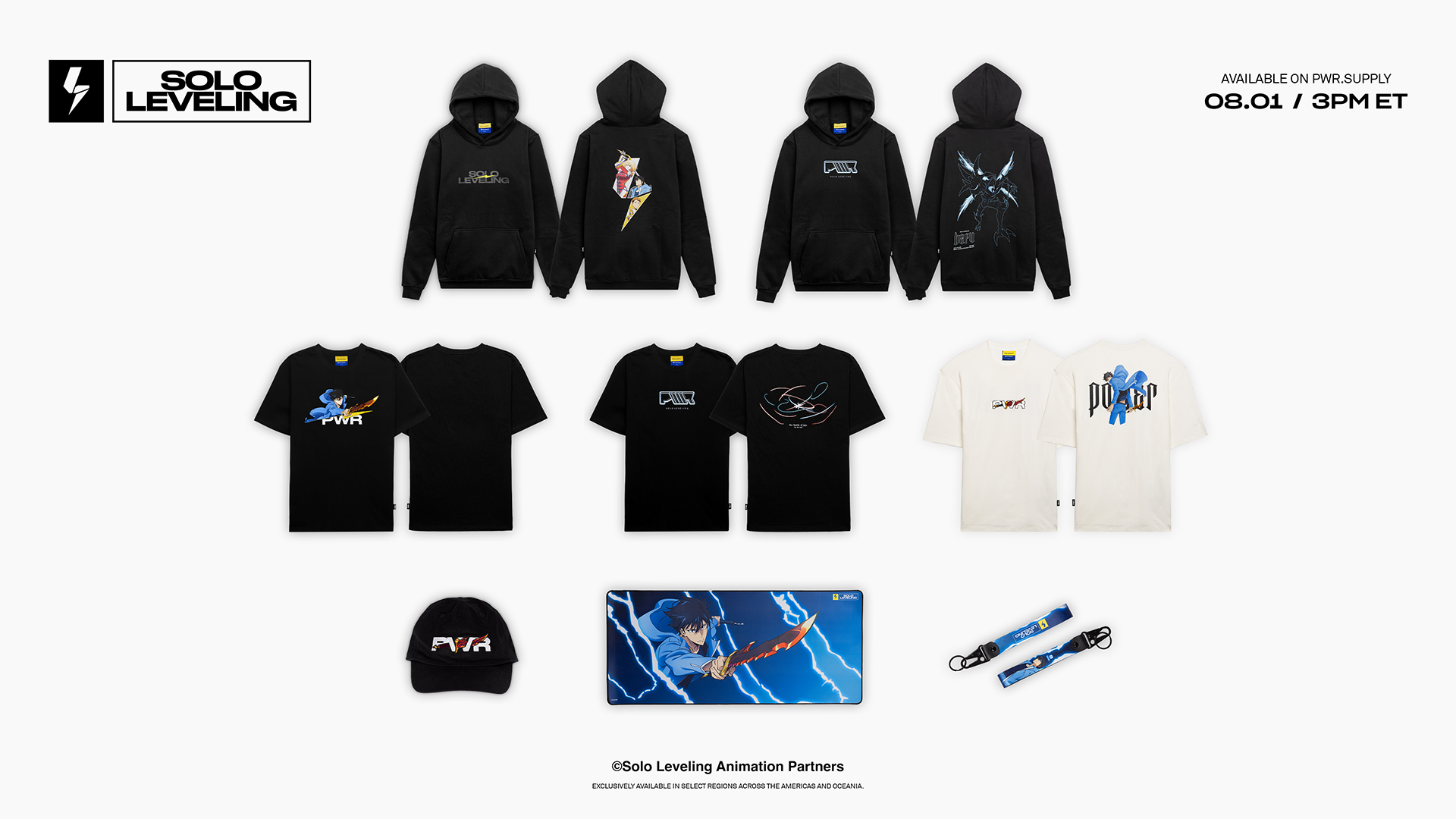 Crunchyroll and PWR Release Limited-Edition Solo Leveling Capsule Collection