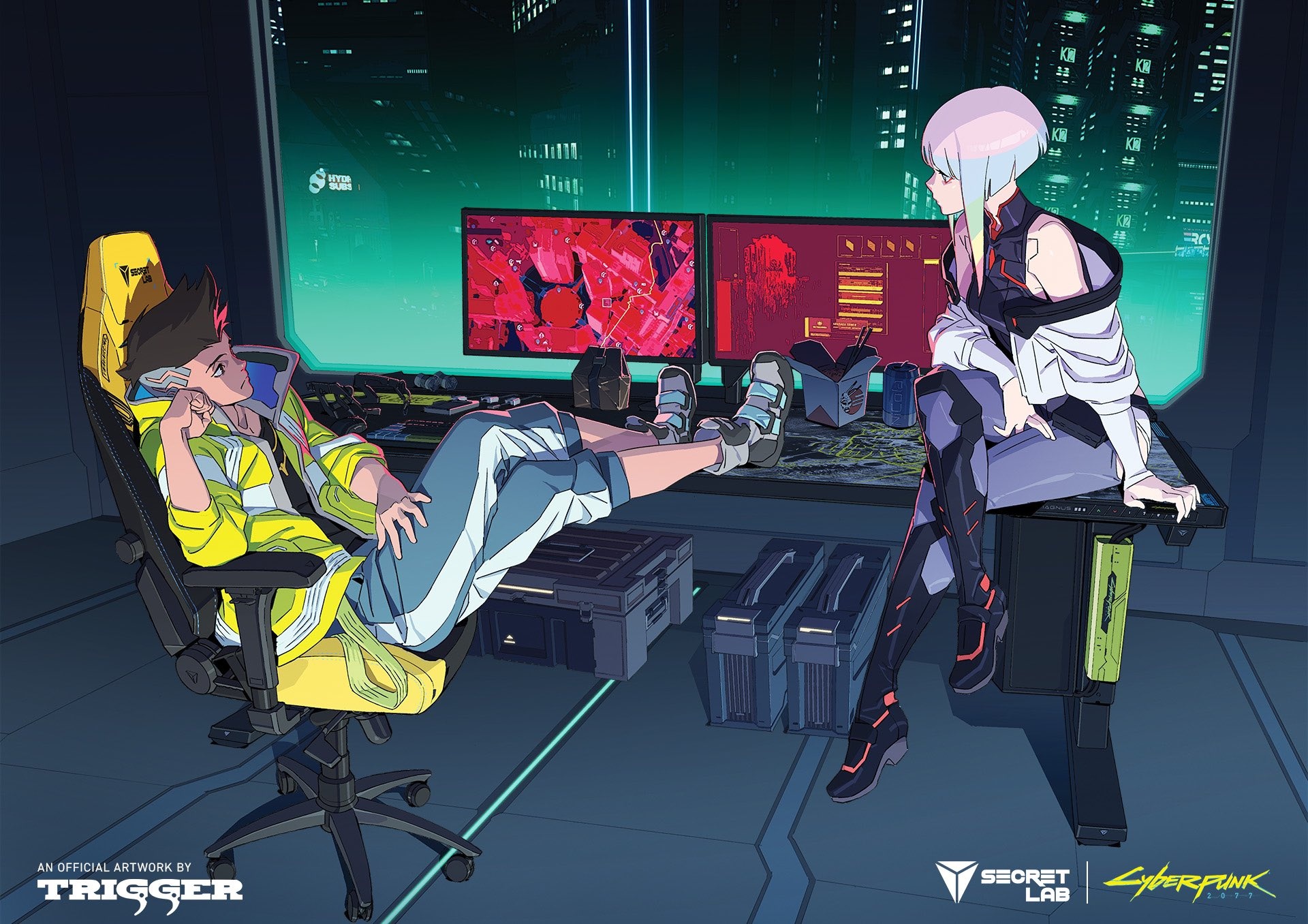 Cyberpunk Edgerunners Anime, Lucy and David