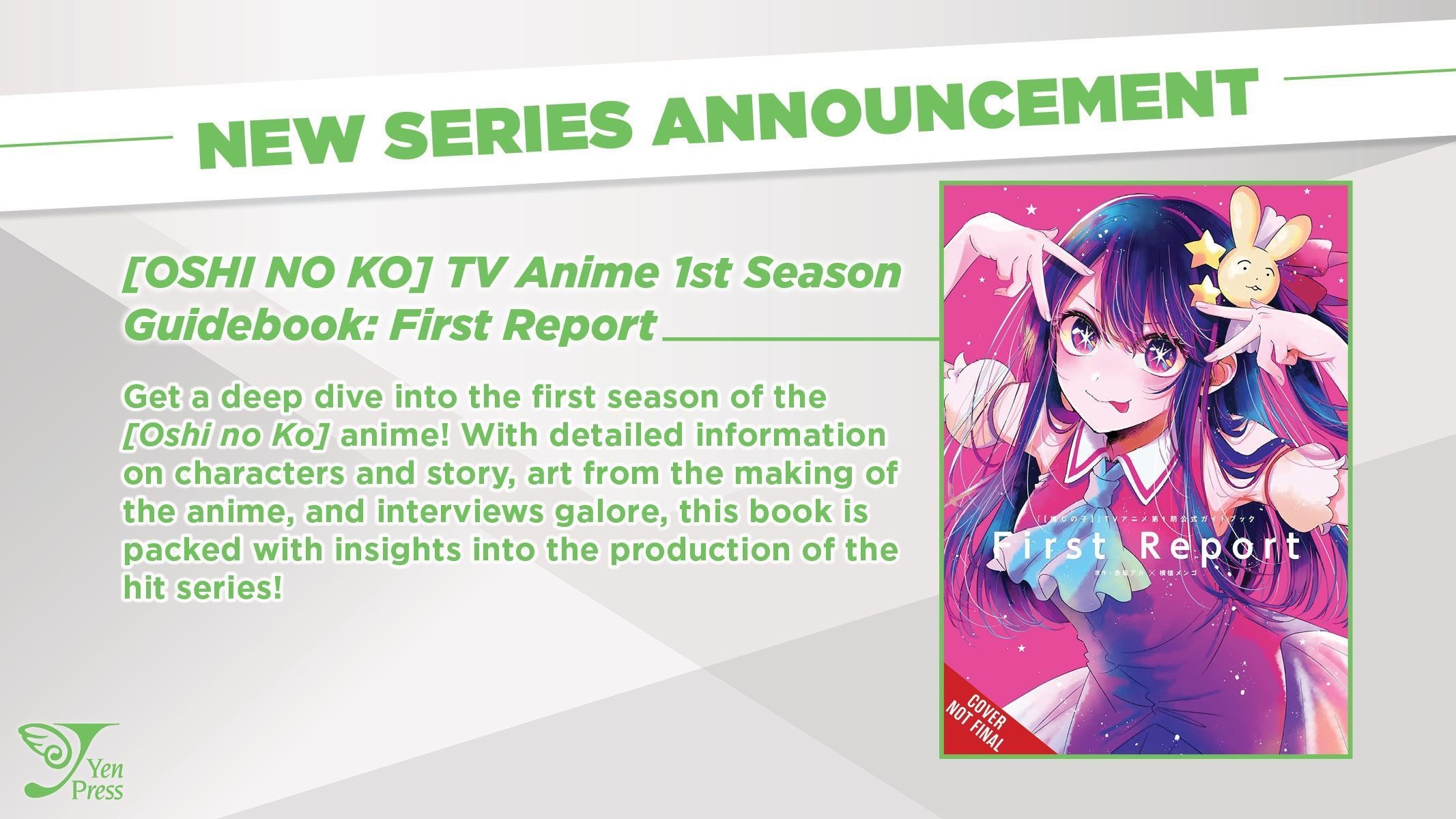 Once Upon a Witch's Death Manga, Oshi no Ko Season 1 Guidebook and