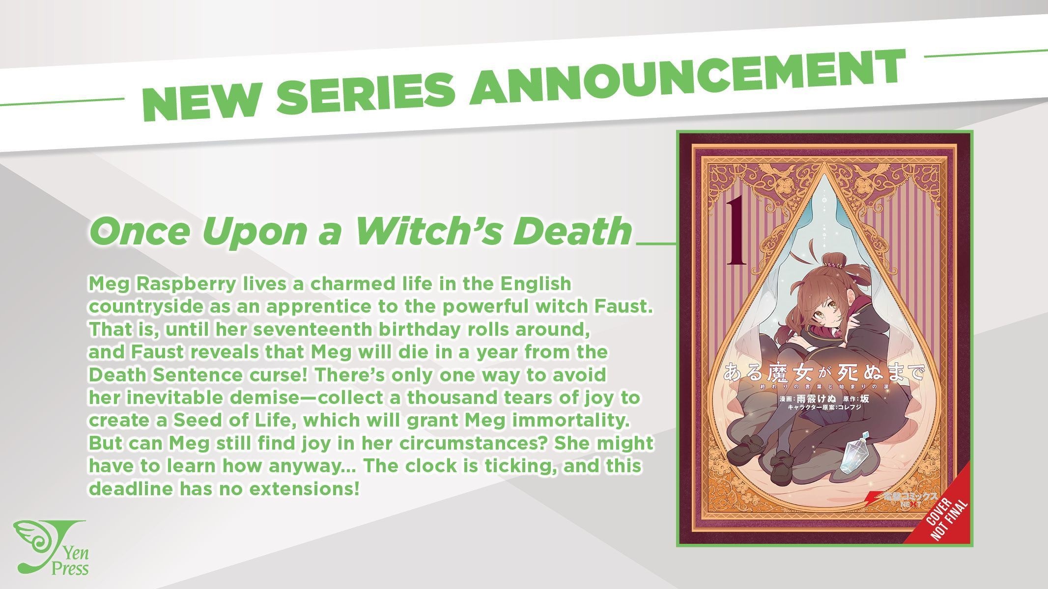 Once Upon a Witch's Death Manga, Oshi no Ko Season 1 Guidebook and