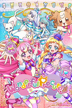 ملصق أنمي Wonderful Precure!