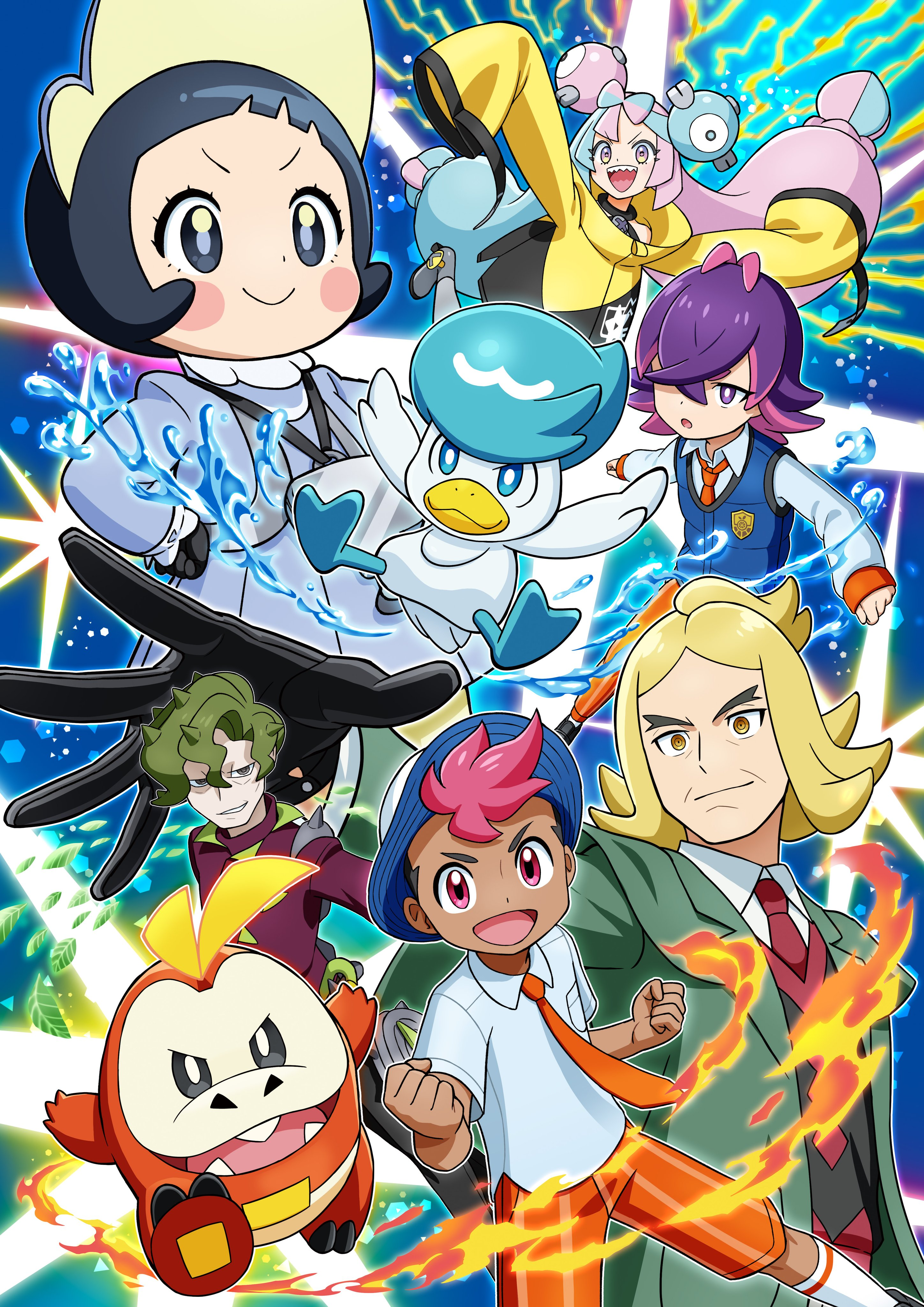 Pokémon Horizons TV Anime Challenges the Paldea Elite Four in New