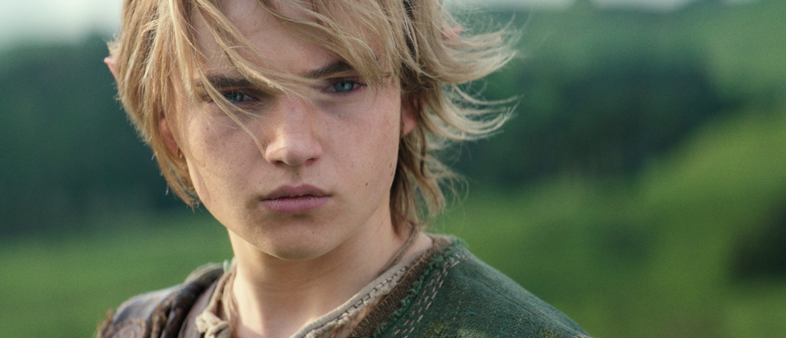Imagem de Evan Ainsworth como Link, para o filem live-action de The Legend of Zelda