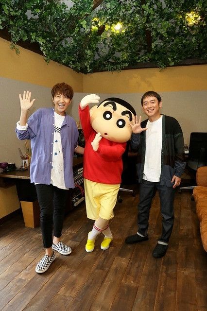 Shin Yu Chan Rok Shinnosuke himself came to Yuzu's studio for a photo-op with the band ...