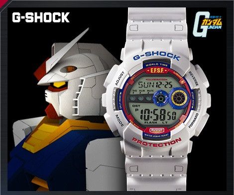 Casio gundam watch store