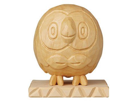 Pokémon Center Sapporo Offers Carved Wooden Rowlet, Ursaring, and