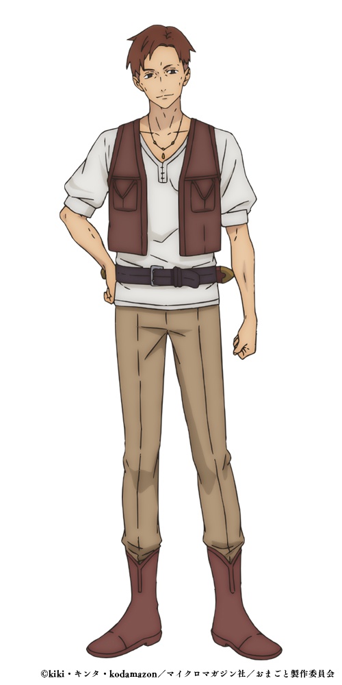 ROLL OVER AND DIE anime character design for Dein Phinias