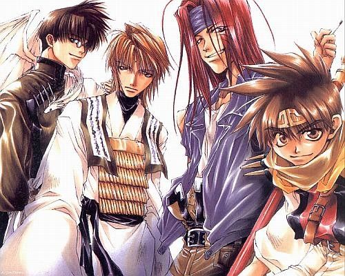 Saiyuki Anime Fabric Wall Scroll Poster (32x41)Inches [ACT] Saiyuki 75 (L)  : Everything Else - Amazon.com