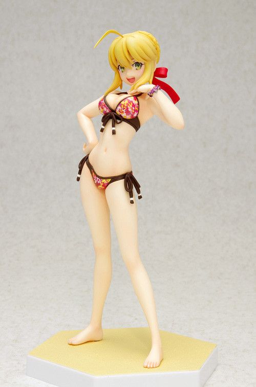 Fate/hollow ataraxia's Saber Alter Dons Swimsuit for