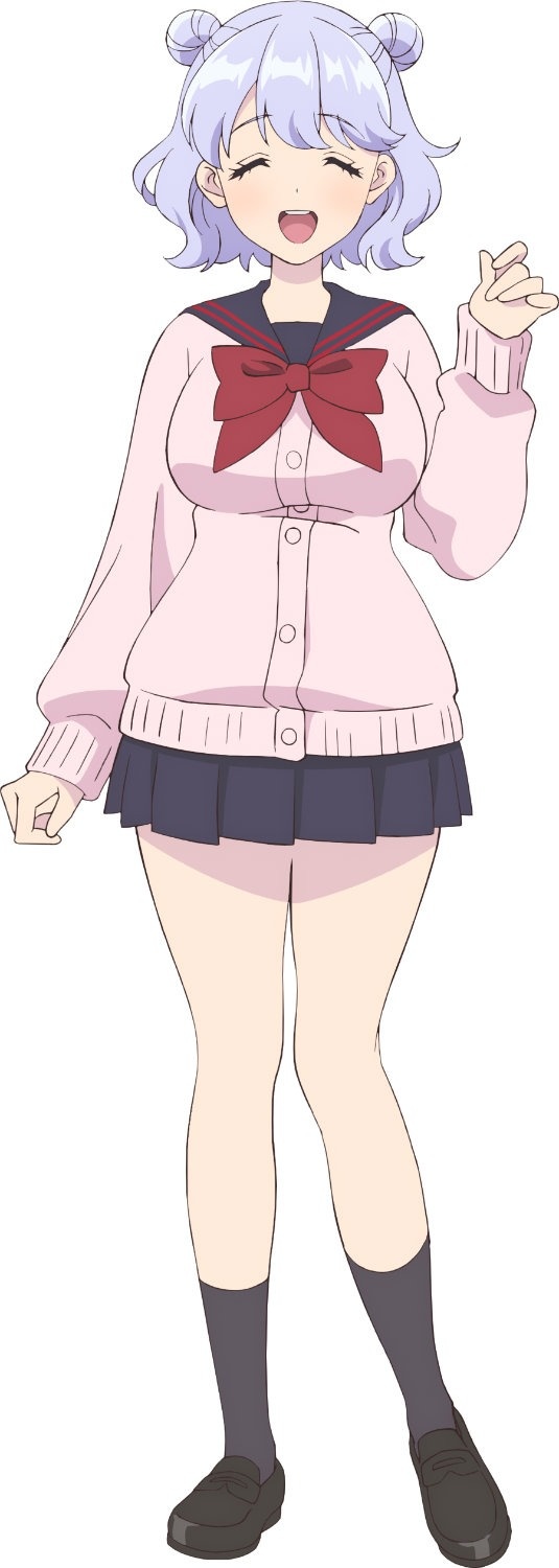 imagem: design da personagem Manatsu Tomosato para o anime de Kaiju Girl Caramelise.