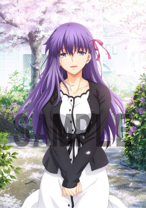 絵画+タペストリー Fate/stay night [Heaven&#39;s Feel] Sakura & Rider - Tapestry - Fate/stay night (デザイン04.間桐