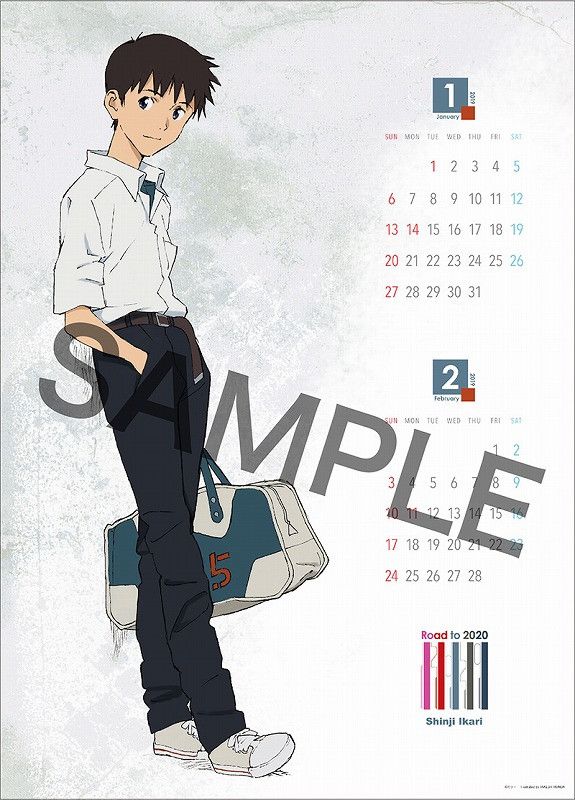 MOVIC Offers Evangelion 2019 Calendar Drawn by Rebuild Chief