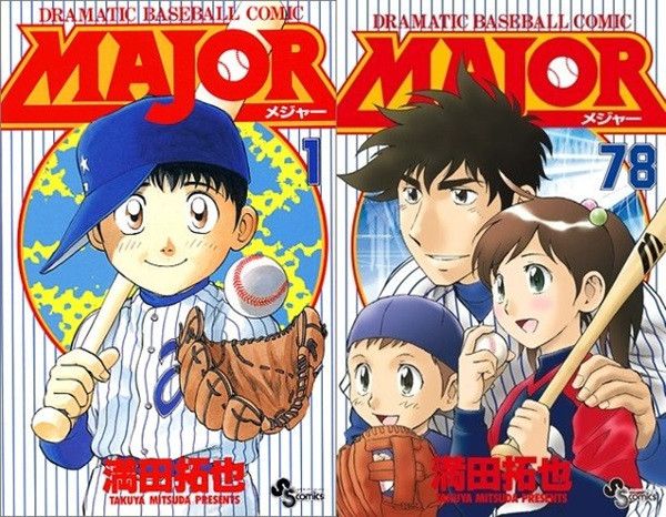 Japanese Manga Shogakukan Shonen Takuya Mitsuda MAJOR 2nd 2 and 4 in  Chinese