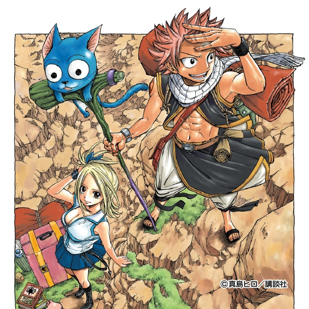 misono サイン入り B2 両面ポスター FAIRY TAIL Fairy Tail Manga Celebrates 20th Anniversary with Print Exhibition