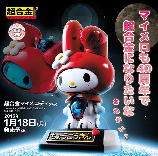 VIDEO: My Melody's 40th Anniversary Celebrated With Chogokin Mecha