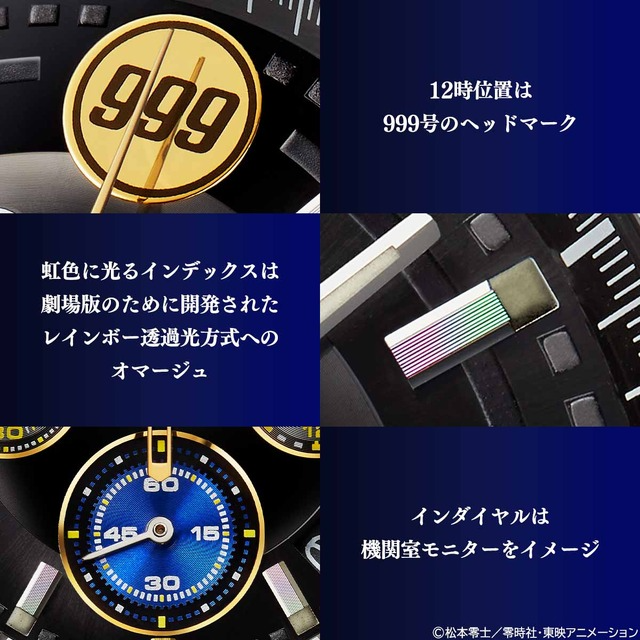 Galaxy Express 999 Collabs with Seiko for 45th Anniversary Watch