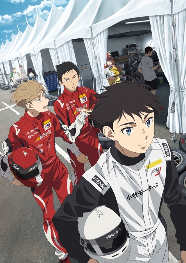 Original Racing Anime Overtake! Unveils New Character Visuals