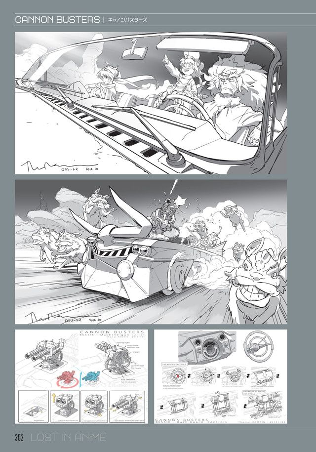 FEATURE: A Look Inside Thomas Romain's LOST IN ANIME Art Book