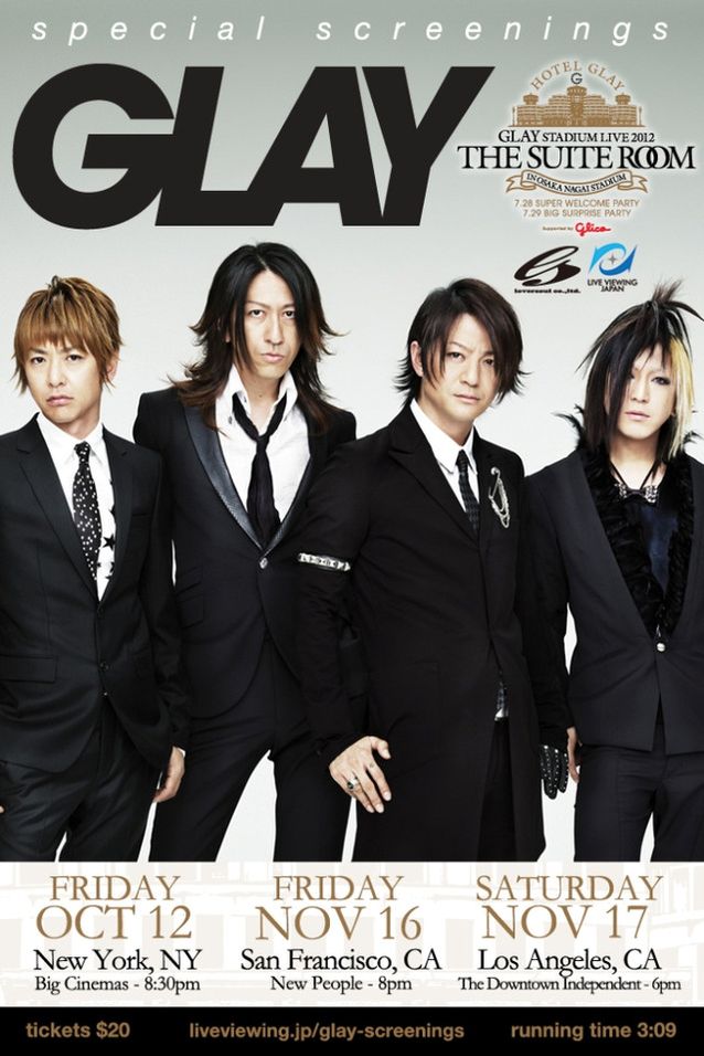 Glay Concert to Screen at US Theaters - Crunchyroll News