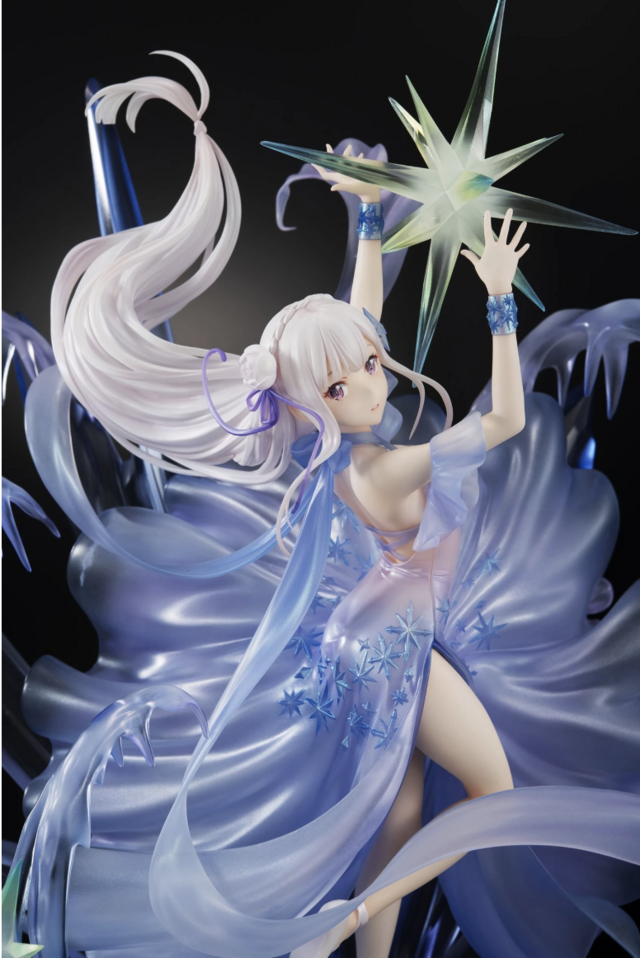 Re:ZERO's Rem and Emilia DAZZLE in their Newest Crystal Dress Ver
