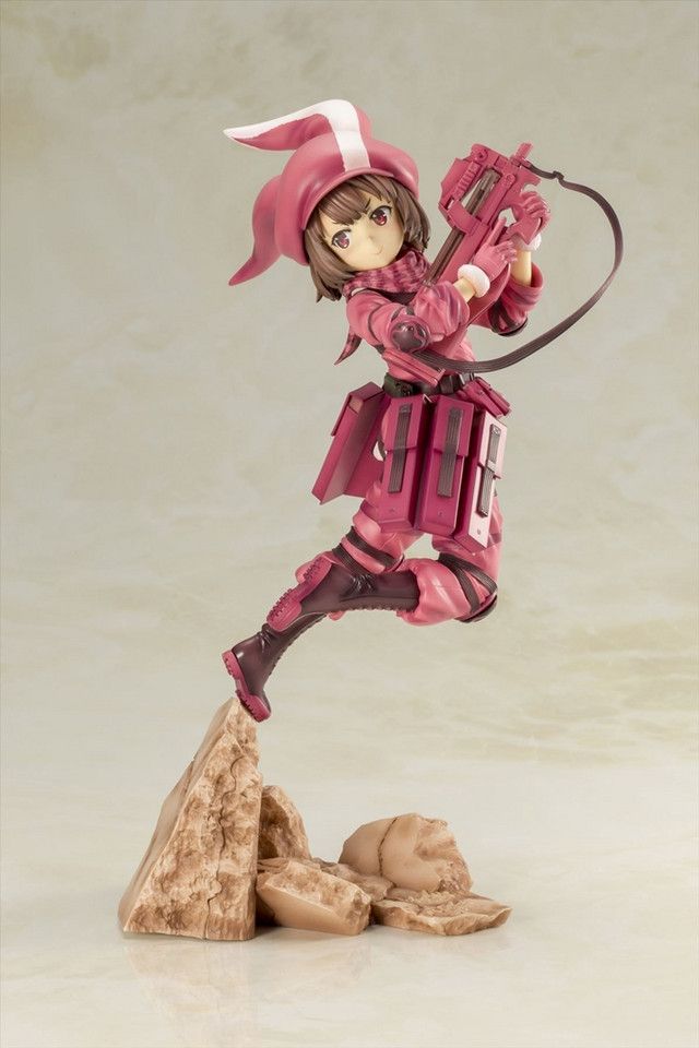 【新品・未開封】KOTOBUKIYA GUN GALE ONLINE LLENN Gun Gale Online Protagonist LLENN Figure Looks Cool with Her