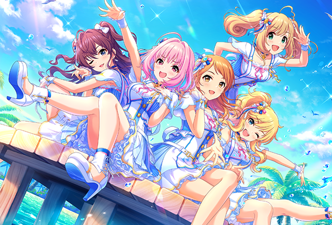 Idols Enjoy Summer Time in The Idolm@ster Cinderella Girls 