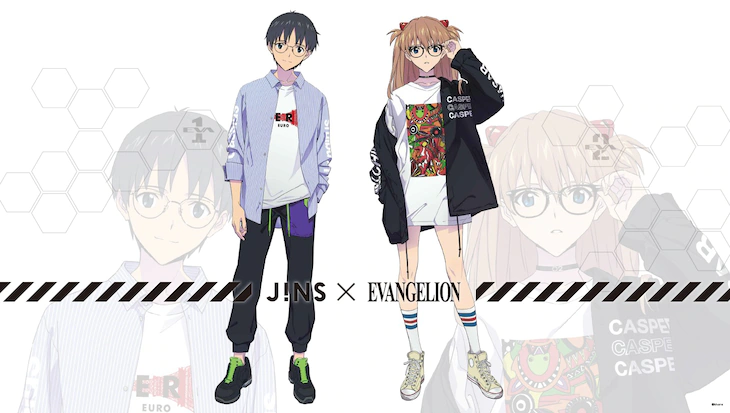 EVANGELION x JINS メガネ 【渚カヲルモデル】 JINS Collaborates with Evangelion for Series-Inspired Glasses
