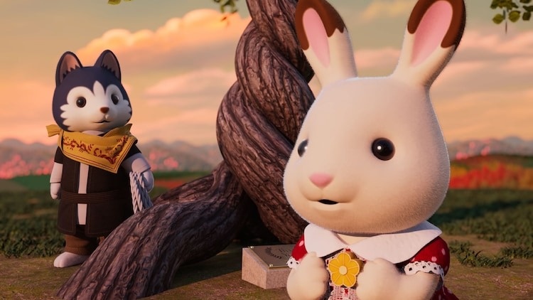 Sylvanian Families Anime Movie Clip Features Little Animals Making