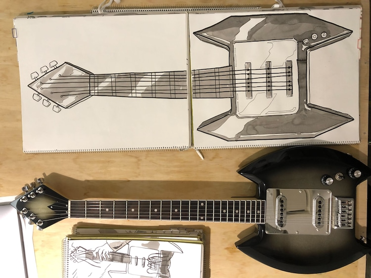 Hellshake Yano's Guitar from the Pop Team Epic Anime Can Now Be