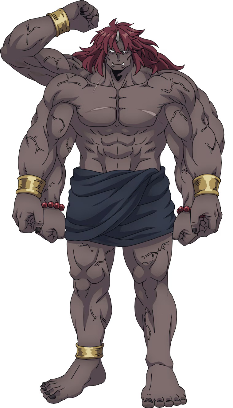 Benkei character art from Mercedes and the Waning Moon