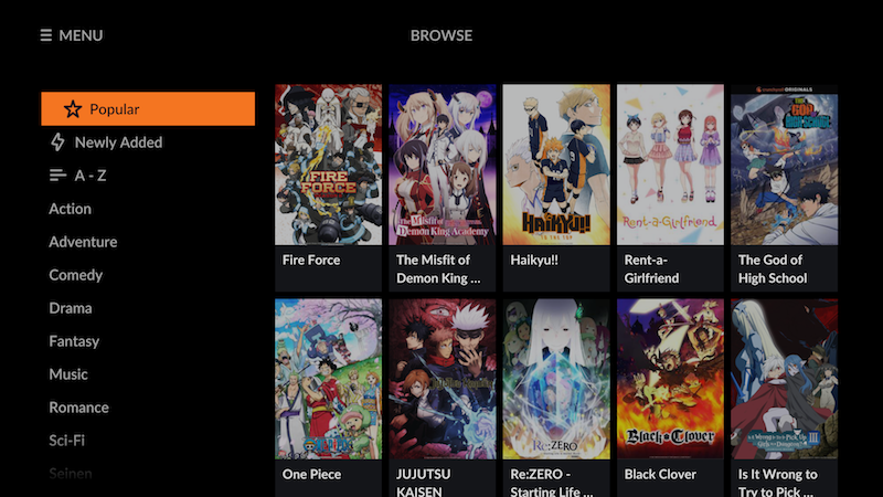 Aplicativo da Crunchyroll ganha nova versão no PlayStation 4