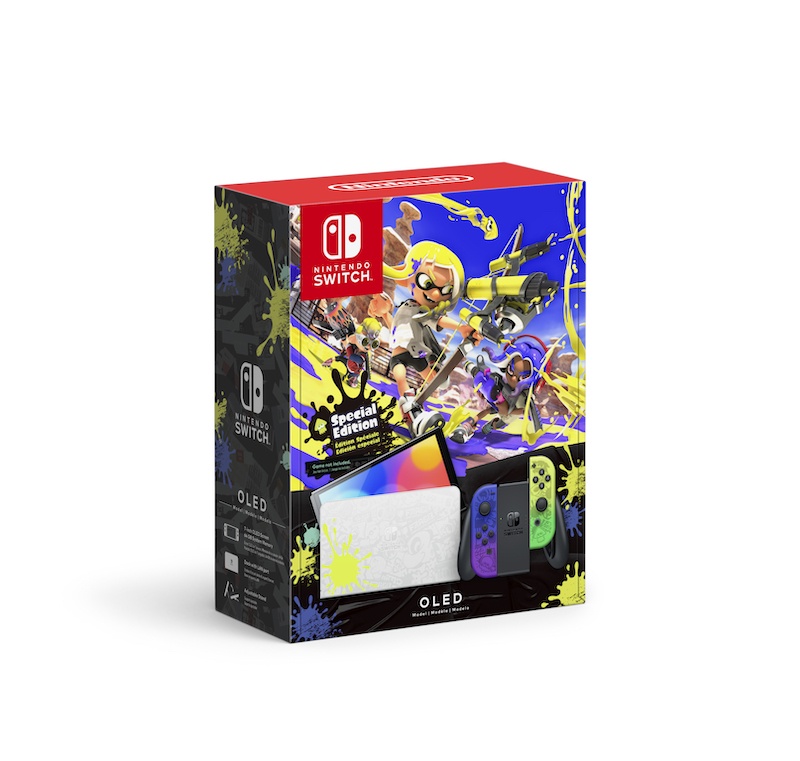 Nintendo Makes a Splash with Splatoon 3 Themed OLED Model Switch