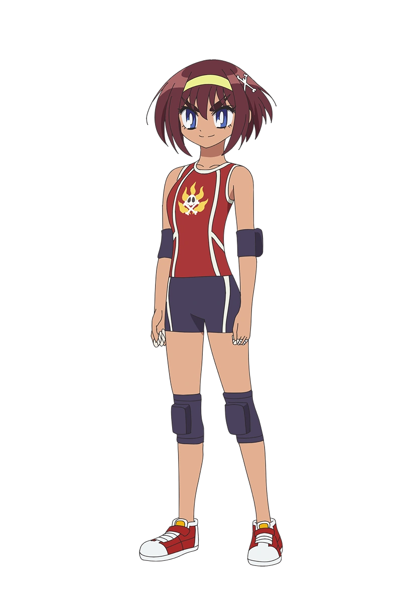 Hono no Tokyujo: Dodge Danko anime character art for Ruka Sakamoto