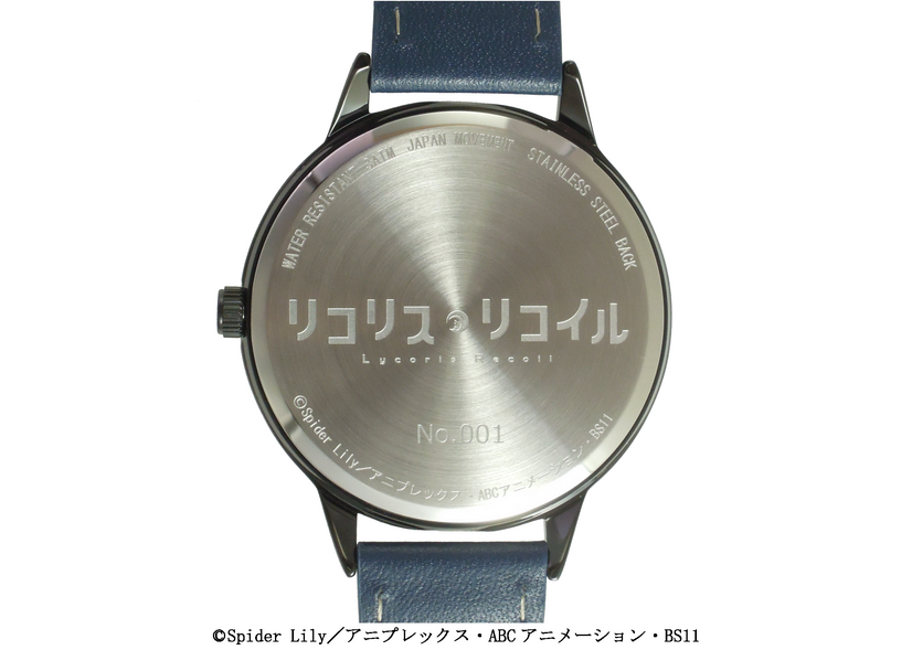 Linha de relógios inspirados em Lycoris Recoil é lançada no Japão