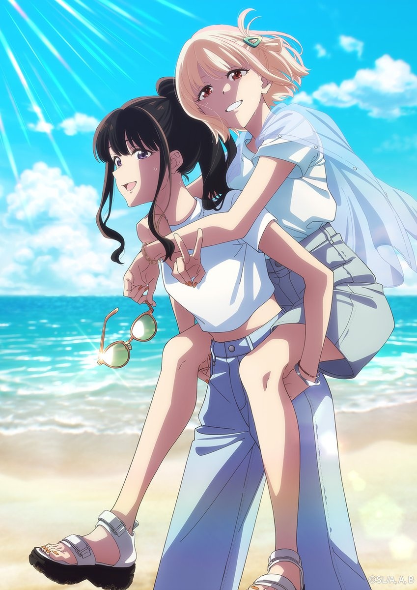 Takina Inoue - Summer uniform Lycoris Recoil anniversary art