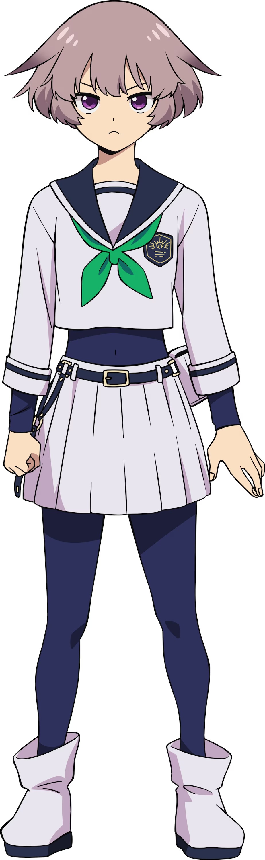 Scum of the Brave anime character design for Yukine Indo