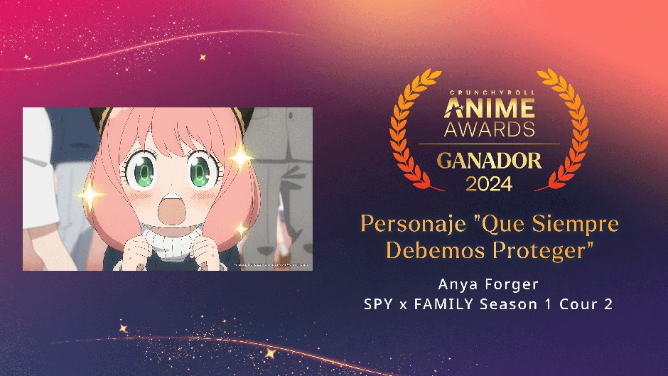 Anime Awards 2024 Ganador Personaje que debemos proteger