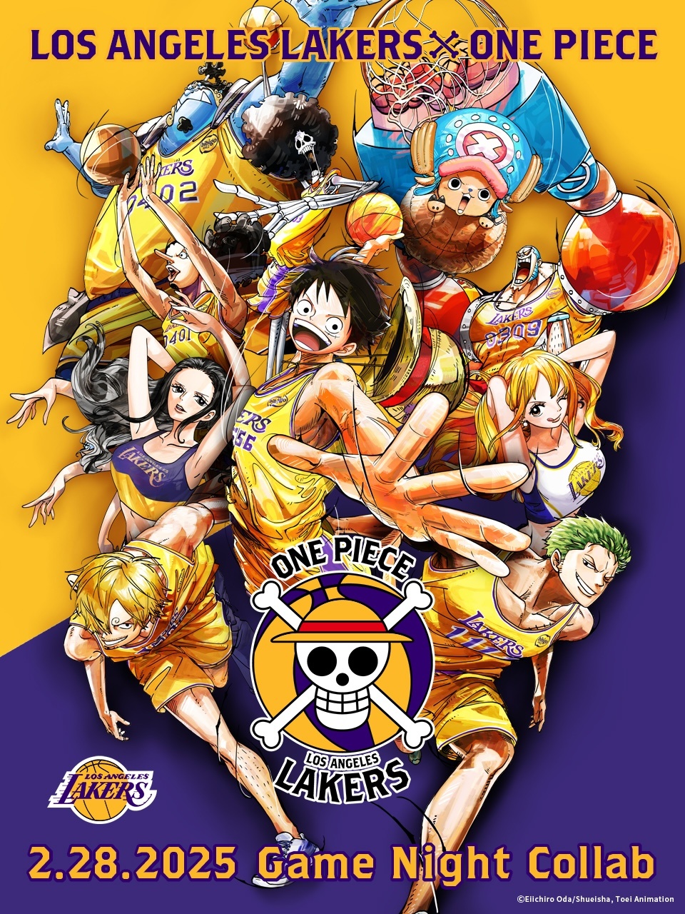 One Piece Los Angeles Lakers Game Night Includes Special