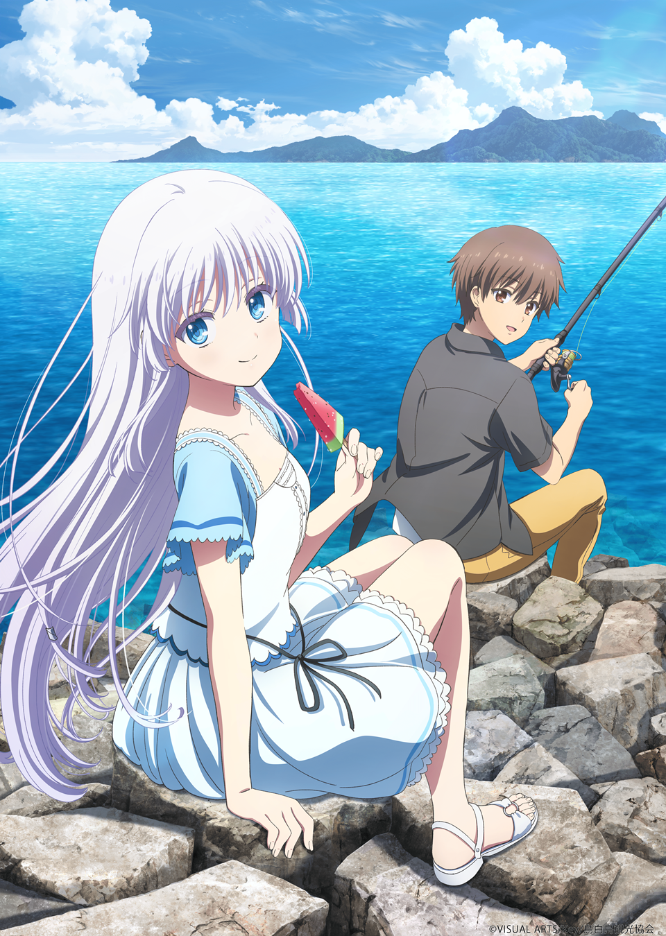 Summer Pockets Anime Releases New Visual for Shiroha Naruse