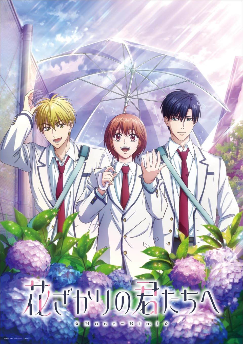 Visual kunci Hana-Kimi Season 2 menampilkan Mizuki, Sano, dan Nakatsu - Crunchyroll News