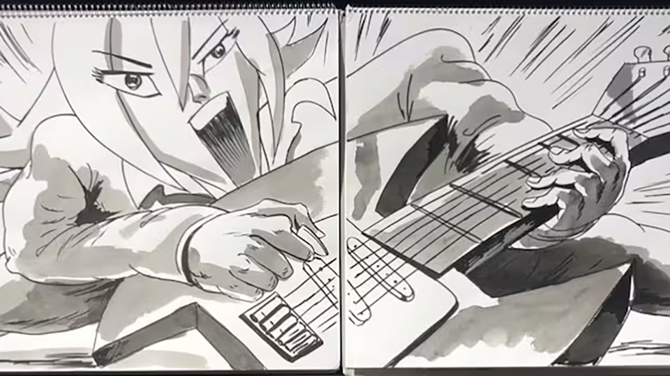 Hellshake Yano's Guitar from the Pop Team Epic Anime Can Now Be