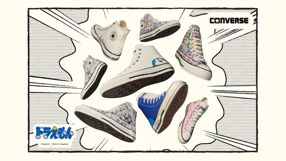 Doraemon and Converse Team up for Trio of Anniversary