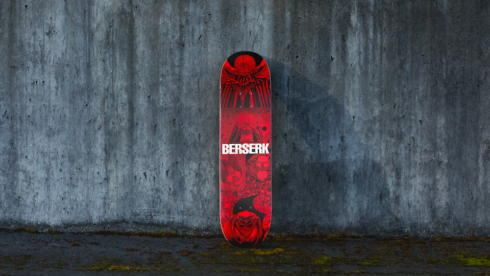 EXCLUSIVE: Berserk Skate Decks Return with New God Hand Design
