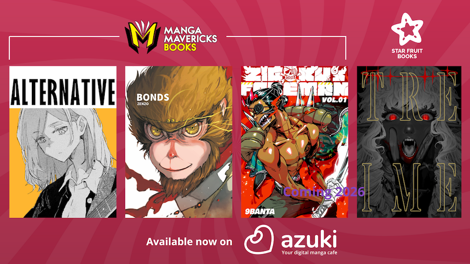 Azuki Announces More Indie Manga from Manga Mavericks, Star Fruit Books