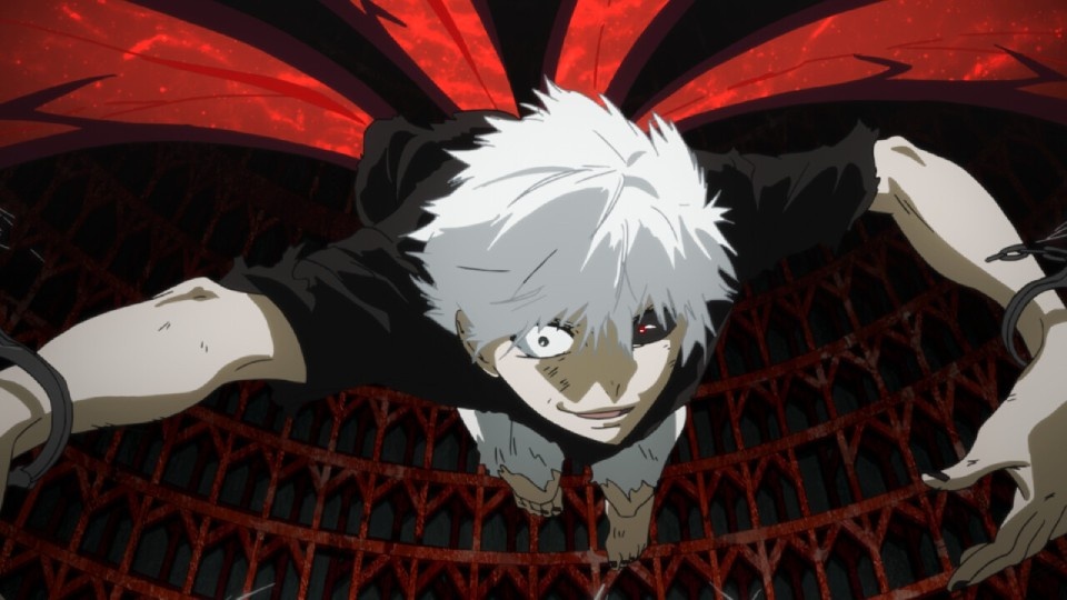 Kaneki in Tokyo Ghoul EP12