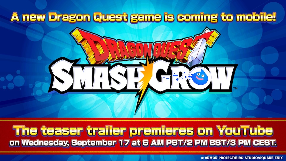  Dragon Quest: Smash/Grow Mobile Game Announced