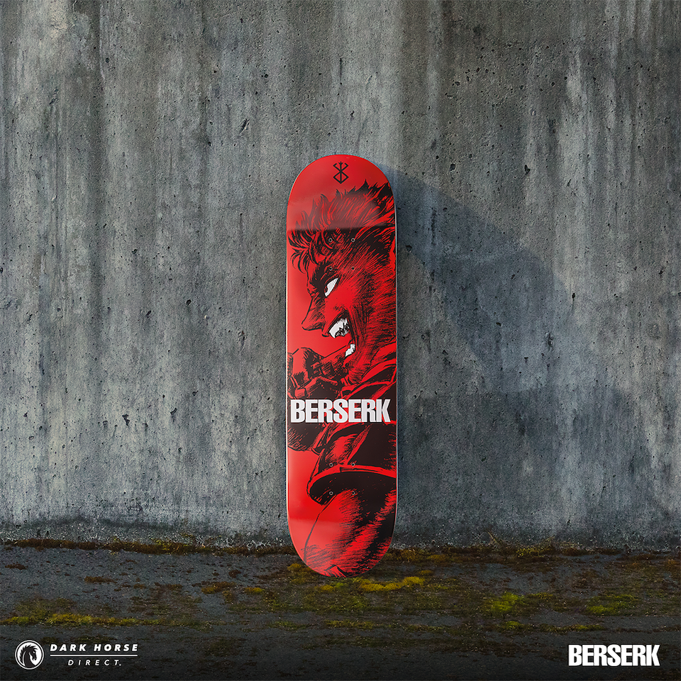 EXCLUSIVE: Berserk Hits the Pavement with Guts' Rage Skate Deck