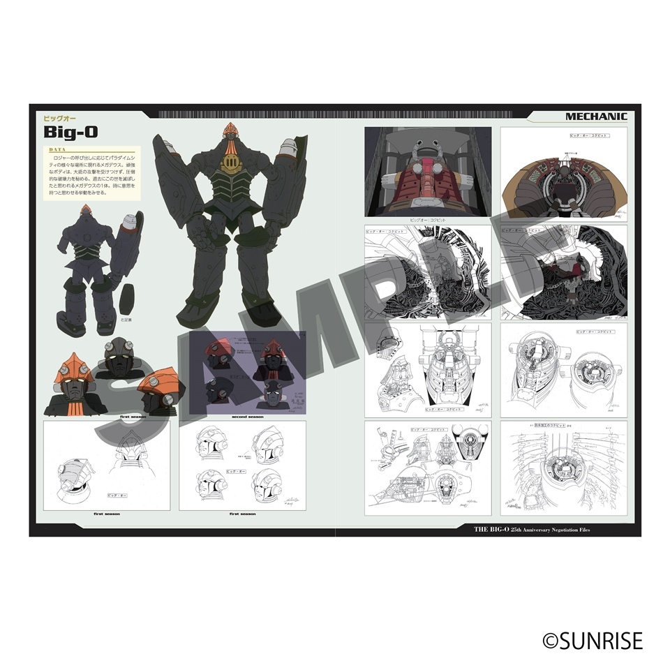 THE BIG O Anime Gets 25th Anniversary Design Works